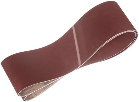 HARFINGTON 6 x 80 Inch Sanding Belts, 2 Pcs 180 Grits Aluminum Oxide