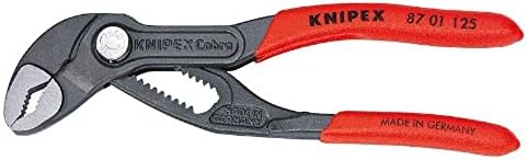 KNIPEX Tools Pliers Wrench (8601180) 7 1/4-Inch and Cobra Water Pump Pliers (8701125) 5-Inch Bundle