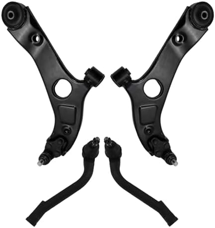 TRQ Front Steering & Suspension Kit Control Arm with Ball Joint Tie Rod