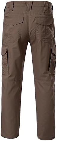 CNBQDD Mens Work Pants Cargo Tactical Construction for Men Ripstop Waterproof Lightweight Outdoor Hiking with Pockets