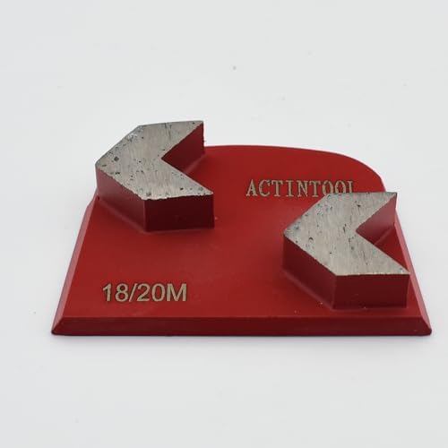 Trapezoid Diamond Arrow Segments Grinding Trapezoid for Lavina Floor Grinder (Pack of 3)