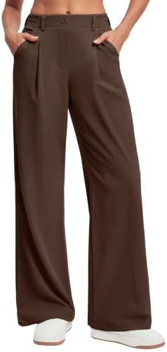 Ewedoos Wide Leg Dress Work Pants for Women Business Casual Office Outfits