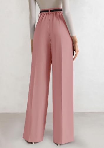 PRETTYGARDEN Women's Tailored Wide Leg Work Dress Pants
