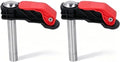 2Pcs Bench Dog Clamp, 20mm Adjustable Dog Hole Hold Down Clamp Jig, Quick Release Firm Grip Benchtop Hold Down Clamp for Woodworking Tools