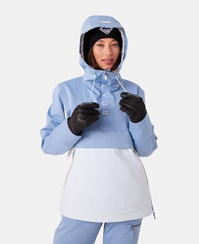 Roxy Women's Shelter Snowboard Jacket – 10k Waterproof Insulated Ski Jacket, Pfas-free, Hydrosmart Collar