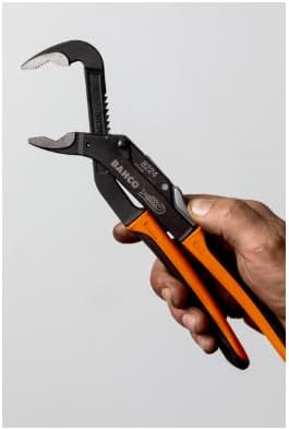 Bahco 8224CIP "Ergo" Slip Joint Pliers, Black/Orange/Silver, 250 mm