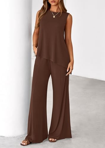 PRETTYGARDEN Women's Summer 2 Piece Matching Lounge Sets