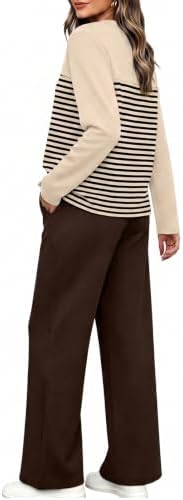 WIHOLL Two Piece Sets for Women Fall Outfits Casual Matching Lounge Sets