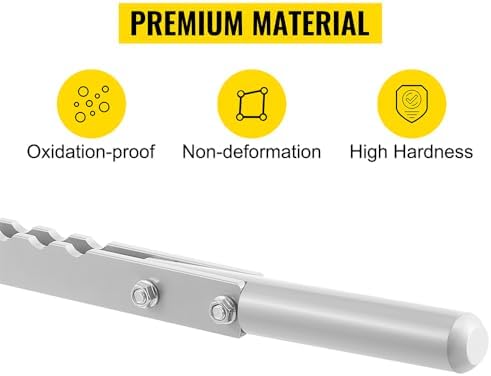 VEVOR Dent Pull Lever Bar, 6 Claw Hook Dent Puller, Single Leg Lifter Portable Dent Pull Bar Aluminum Alloy for Car Dent Repairing