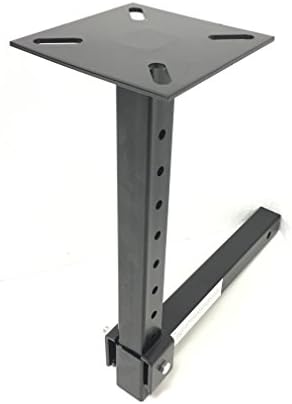 Wilton 676U Utility Bench Vise, 6-1/2” Jaw Width, 6" Jaw Opening (28820) & MAXXHAUL 80356 Hitch Mount Vise Plate/Holder (with Adjustable Height)