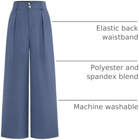 BTFBM Wide Leg Dress Pants Women Business Casual Outfits