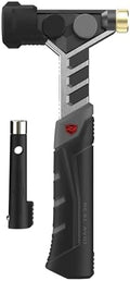 Real Avid Armorer's Master Hammer - 20 Ounce 9-1/2" Hammer with Changing Heads Including Soft Blow, Steel, Rubber & Brass Head + Magnetic Pin Starter