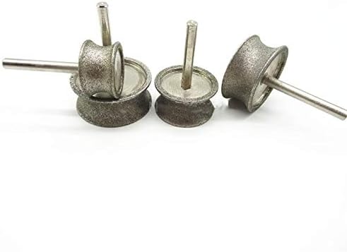 1Pc Bracelet Polishing Grinding Wheel Round Pit Ring Arc Heads Diamond Mounted Points Concave Type Head Abrasive Jewelry Carving,60mmX20mm Coarse