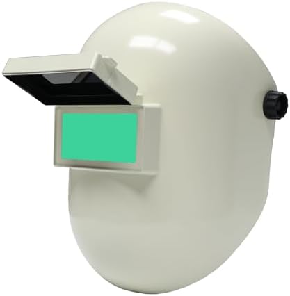 Armour Guard Sugar Scoop White Pipeliner Fiberglass Welding Helmet With Flip Front