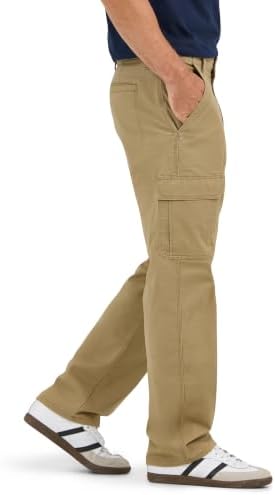 Wrangler Authentics Men's Relaxed Fit Stretch Cargo Pant