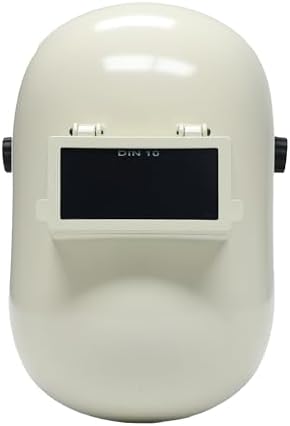 Armour Guard Sugar Scoop White Pipeliner Fiberglass Welding Helmet With Flip Front