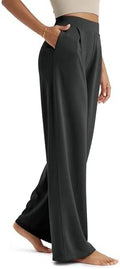 ODODOS Modal Soft Wide Leg Pants for Women High Waist Casual Relaxed Pants with Pockets-27/29"/ 31" Inseam