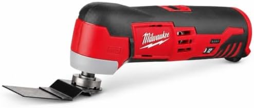 Milwaukee 2426-20 M12 12 Volt Redlithium Ion 20,000 OPM Variable Speed Cordless Multi Tool with Multi-Use Blade, Sanding Pad, and Multi-Grit Papers (Battery Not Included, Power Only)