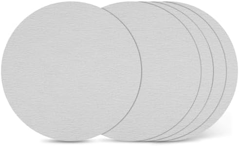 50Pcs Sanding Discs 5In 600Grit Hook and Loop Sandpapers White