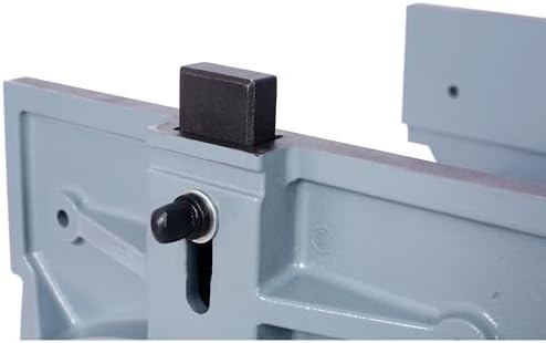 9 Inch Jaw Width Quick Release Woodworking Vise Heavy Duty Clamp Metal Cast Iron Adjustable Tool Sliding Jaw Workholding Device Woodworking Equipment Hand Tool Craft Vise GRAY