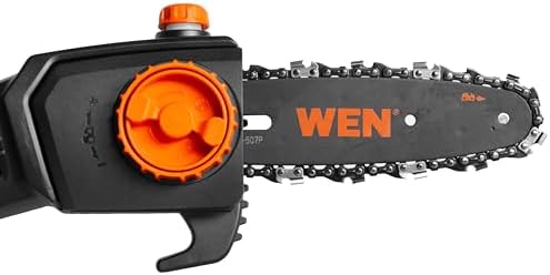 WEN 20V Max Cordless 8-Inch Pole Saw with 14.5-Foot Reach, 4Ah Battery, and Charger (20719)