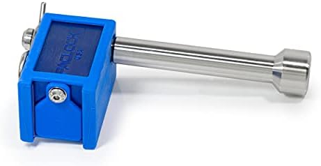 PACLOCK's 80-Series Trailer Hitch Lock, UCS, 325" Pin, High Performance 6-Pin Cylinder, Keyed Differently w/ 2 Keys, Silver