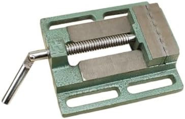 5 Inch Drill Press Vise Bench Clamp Cast Iron Table Vise Small Workholding Device for Woodworking and Milling