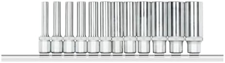 GEDORE RED Socket Set 1/4 Hexagon +Rail 12pcs