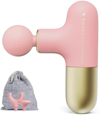 Sharper Image Powerboost Mini Deep Tissue Massage Gun, Powerful & Compact