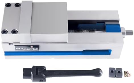Accusize Super-Lock Precision C.N.C. Machine Vise, 4 in, FA23-5204