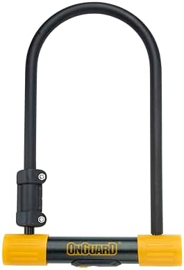 OnGuard Bulldog STD LM Bike U-Lock – 13 mm Hardened Steel Shackle (115 × 230 mm) – X2P Double Bolt, Z-Cylinder Core, 5 Keys & Mount Bracket