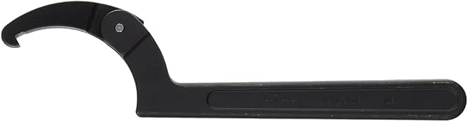 Williams JHW474 Adjustable Hook Spanner Wrench with Span Diameter of 2 to 4-3/4-Inch, Ideal for Adjusting Collars, Lock Nut Rings, and Bearings