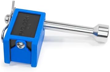 PACLOCK's UCS-80A-130 Trailer Hitch Lock, High Performance 6-Pin Cylinder, One Lock Keyed to a Number U-Pick! w/ 2 Keys, Black