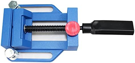 TEXALAN(R) Drill Press Rotary Tool Workstation Stand with Wrench- 220-01- Mini Portable Drill Press- Tool Holder- 2 inch Depth- Ideal for Drilling Perpendicular and Angled Holes
