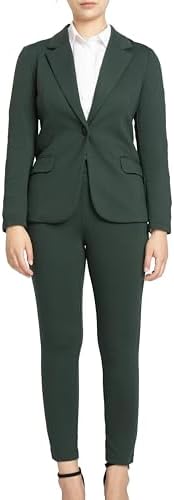 Marycrafts Women’s Two Piece Suits – Business Blazer Pant Suit Set, Professional Work Outfit for Office