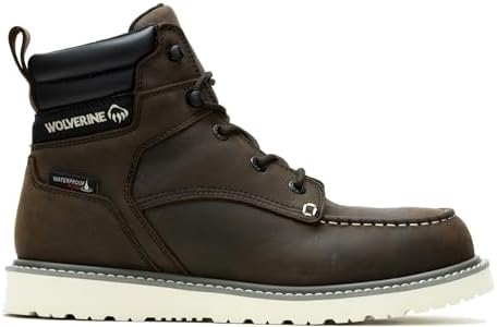 Wolverine Men's Trade Wedge 6" Moc Toe Construction Boot
