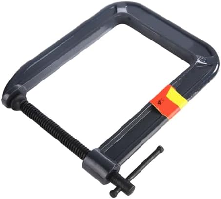 Heavy Duty G Type Woodworking C Clamp, Carpentry Clamping Device, Steel Forged C Clamp Vise with Ergonomic Handle, for DIY Wood Projects and Workshop Use (Clamping thickness 100*depth 185mm)