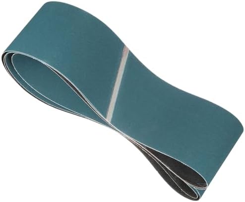 2 Pcs Sanding Belts 6 x 89 Inch 120 Grit Zirconia
