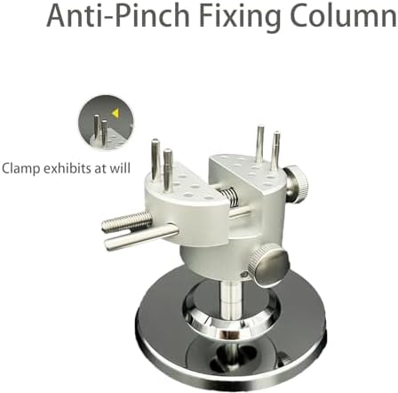 2.5 Inch Mini Vise with 360 Degree Swivel Base Aluminum Alloy Tabletop Vise for Jewelry Watch & DIY