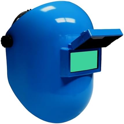 Armour Guard Sugar Scoop Blue Pipeliner Fiberglass Welding Helmet With Flip Front