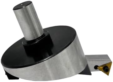 3-Inch Fly Cutter with 75 mm Head Diameter for Milling and Lathe Machines, Indexable Flycutter with Replaceable Carbide Insert for Precision Metalworking Applications and Smooth Cutting Output