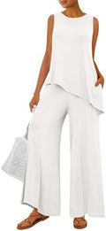 PRETTYGARDEN Women's Summer 2 Piece Matching Lounge Sets
