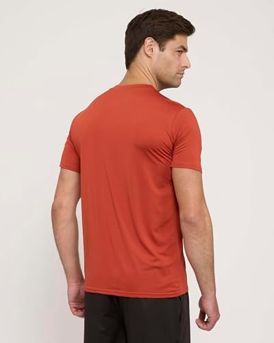 5 Pack Men's Dry Fit Workout T Shirts Crew Neck Athletic Gym Running Tees