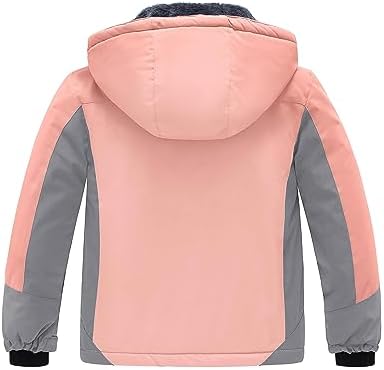 wantdo Girls Winter Ski Coat Fleece Snowboarding Jacket Waterproof 10000mm