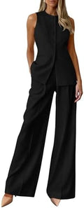 PRETTYGARDEN Women's 2 Piece Sets Business Casual Outfits