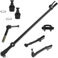 TRQ 7 Piece Steering & Suspension Kit Tie Rods Drag Link Lower Ball Joints