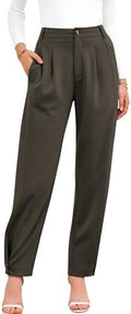 BTFBM Business Casual Outfits for Women Tapered Work Pants