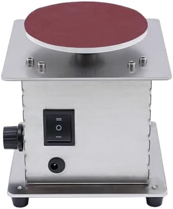 6000RPM Mini Disc Sander, 4 inch Electric Small Sanding Disc Machine with Forward and Reverse Function DIY Benchtop Sanding Polishing Grinding Machine for Wood, Metal, Stone, and Scissors Sanding