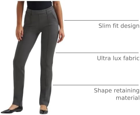 Lee Women's Ultra Lux Comfort Any Wear Straight Leg Pant