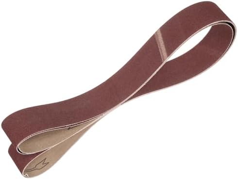 HARFINGTON 2 x 72 Inch Sanding Belts, 2 Pcs 60 Grits Aluminum Oxide